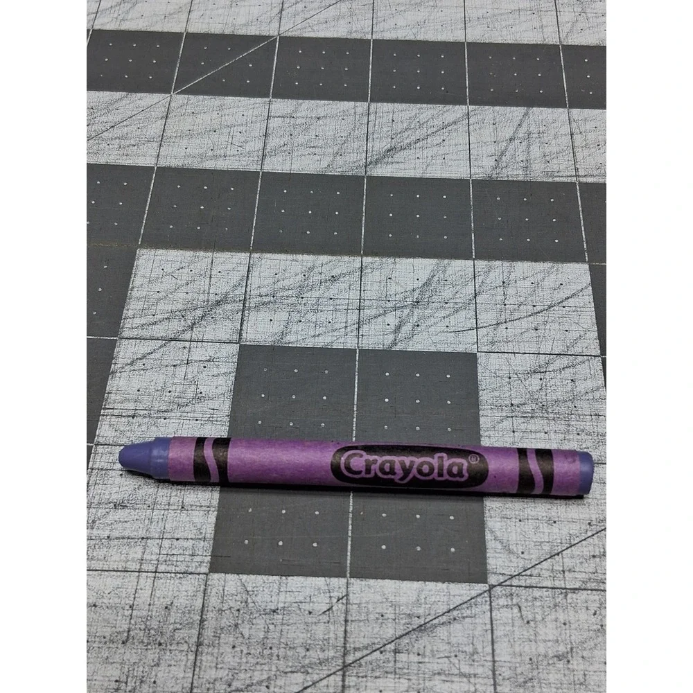 Retired Crayola Crayon Purple Mountains Majesty Single Loose Art Supply Used